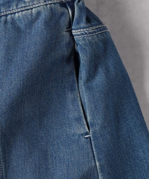 Right-on（ライトオン）の「【VIVIAN BLUE】デニムレースアップスカート（デニムスカート・キッズ・ダークインディゴブルー/ブラック・130/140/150/160）」の10枚目の写真