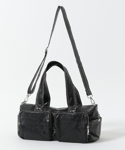 PAGEBOY（ページボーイ）の「アウトポケットボストンBAG（ショルダーバッグ・レディース・ブラック/シルバー/ブロンズ・FREE）」の10枚目の写真