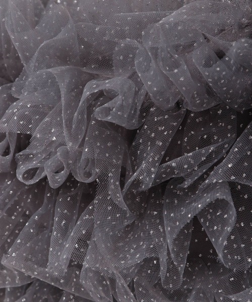 LOWRYS FARM（ローリーズファーム）の「チュールフリルショルダーＢＡＧ 240833（ショルダーバッグ・レディース・ブラック/グレー・FREE）」の13枚目の写真