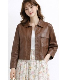 FRP（エフアールピー）の「PUレザ－ジャケット（ブルゾン）」