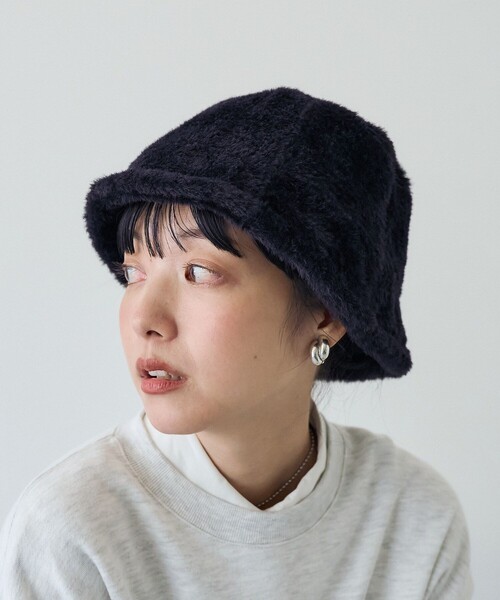 FREAK'S STORE（フリークスストア）の「ファーハット（ハット・レディース・その他9/ブラック/レオパード・ONE SIZE）」の5枚目の写真