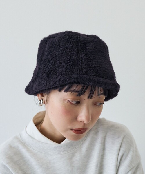 FREAK'S STORE（フリークスストア）の「ファーハット（ハット・レディース・その他9/ブラック/レオパード・ONE SIZE）」の4枚目の写真