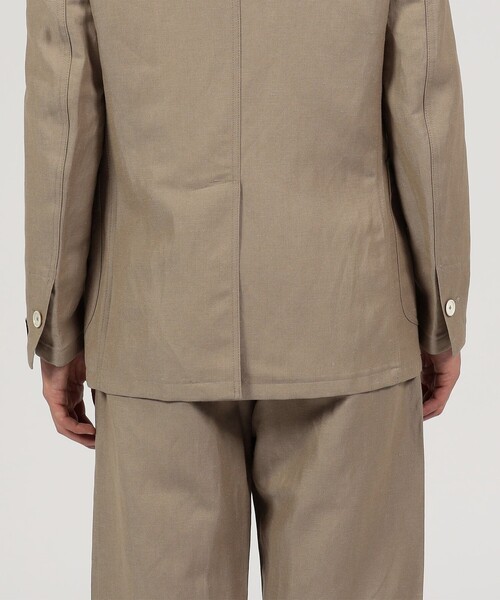 セール】CARUSO ELBA リネンウール ダブルブレステッド4Bスーツ