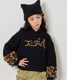 KRY YEGAN クマミミ　レオパードパーカー CRIMIE LEOPARD SHAGGY KNIT ZIP PARKAクライミー・レオパード