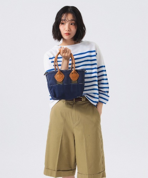 一点限り♡新作鞄が作れるNotes & Totes スタンピンアップ ビームスの百名品】L.L.Bean /【別注】Deep Bottom Leather Handle Zip