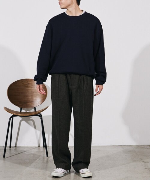 CIAOPANIC TYPY（チャオパニックティピー）の「ツイードスラックスパンツ（スラックス・メンズ・ブラウン/グレー/チャコールグレー・MEDIUM/LARGE）」の4枚目の写真