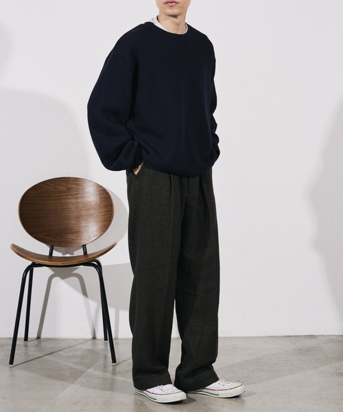 CIAOPANIC TYPY（チャオパニックティピー）の「ツイードスラックスパンツ（スラックス・メンズ・ブラウン/グレー/チャコールグレー・MEDIUM/LARGE）」の11枚目の写真