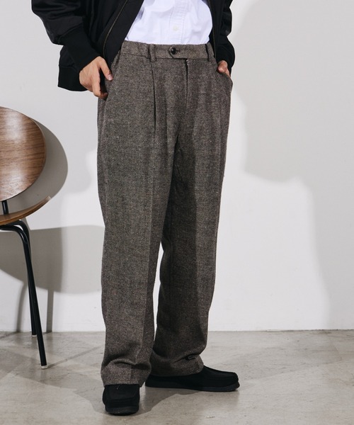 CIAOPANIC TYPY（チャオパニックティピー）の「ツイードスラックスパンツ（スラックス・メンズ・ブラウン/グレー/チャコールグレー・MEDIUM/LARGE）」の6枚目の写真