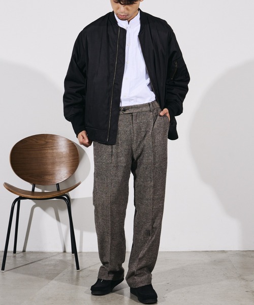 CIAOPANIC TYPY（チャオパニックティピー）の「ツイードスラックスパンツ（スラックス・メンズ・ブラウン/グレー/チャコールグレー・MEDIUM/LARGE）」の14枚目の写真