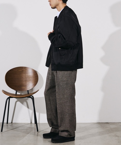 CIAOPANIC TYPY（チャオパニックティピー）の「ツイードスラックスパンツ（スラックス・メンズ・ブラウン/グレー/チャコールグレー・MEDIUM/LARGE）」の15枚目の写真