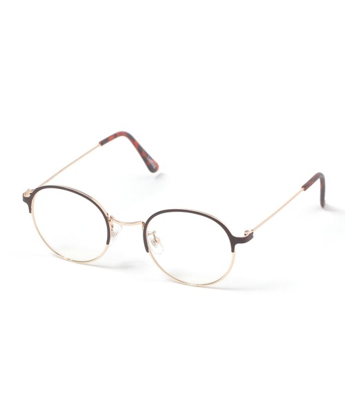 LAKOLE（ラコレ）の「ハーフリムボストンサングラス / 252293（サングラス・レディース・ブラック/ブラウン・FREE）」の2枚目の写真