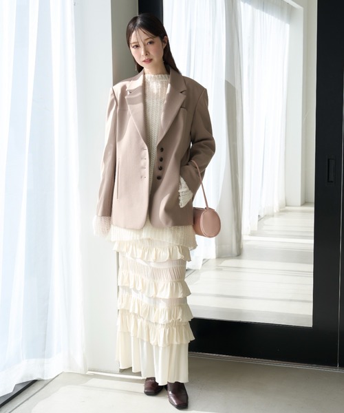 セール】ソフトボンディングジャケット（テーラードジャケット