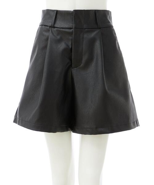 INGNI(イング)の「フェイクレザーキュロットパンツ/A(その他パンツ・レディース・ブラウン/ブラック・FREE)」の8枚目の写真