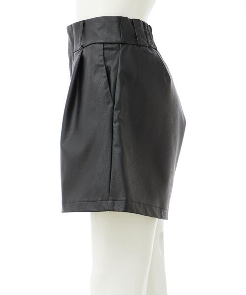 INGNI(イング)の「フェイクレザーキュロットパンツ/A(その他パンツ・レディース・ブラウン/ブラック・FREE)」の7枚目の写真
