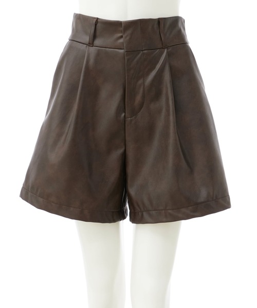 INGNI(イング)の「フェイクレザーキュロットパンツ/A(その他パンツ・レディース・ブラウン/ブラック・FREE)」の21枚目の写真