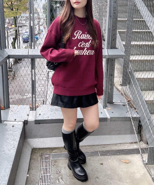 INGNI(イング)の「フェイクレザーキュロットパンツ/A(その他パンツ・レディース・ブラウン/ブラック・FREE)」の18枚目の写真