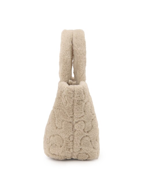 SHOO・LA・RUE（シューラルー）の「◆スパンコールフェイクファーランチトートバッグ（トートバッグ・レディース・アイボリー系3/ベージュ系3/グレー系その他4/ベージュ系その他7・00）」の7枚目の写真