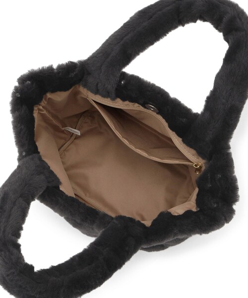 SHOO・LA・RUE（シューラルー）の「◆スパンコールフェイクファーランチトートバッグ（トートバッグ・レディース・アイボリー系3/ベージュ系3/グレー系その他4/ベージュ系その他7・00）」の10枚目の写真