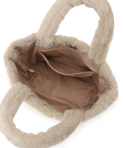 SHOO・LA・RUE（シューラルー）の「◆スパンコールフェイクファーランチトートバッグ（トートバッグ・レディース・アイボリー系3/ベージュ系3/グレー系その他4/ベージュ系その他7・00）」の13枚目の写真