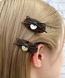 RUBY AND YOU（ルビーアンドユー）の「［select］ドット柄ミニヘアクリップ 2個セット（ヘアピン・レディース）」