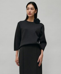 【洗える・WEB限定カラーあり】コンパクトダブルフェイス トップス