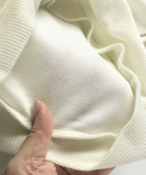 BRANSHES（ブランシェス）の「フリルニットソー（スウェット・キッズ・ラベンダー/アイボリー/ブラック・90/140/130/150/120/80/100/110）」の9枚目の写真