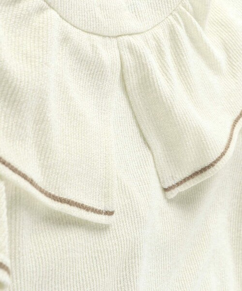 BRANSHES（ブランシェス）の「フリルニットソー（スウェット・キッズ・ラベンダー/アイボリー/ブラック・90/140/130/150/120/80/100/110）」の11枚目の写真