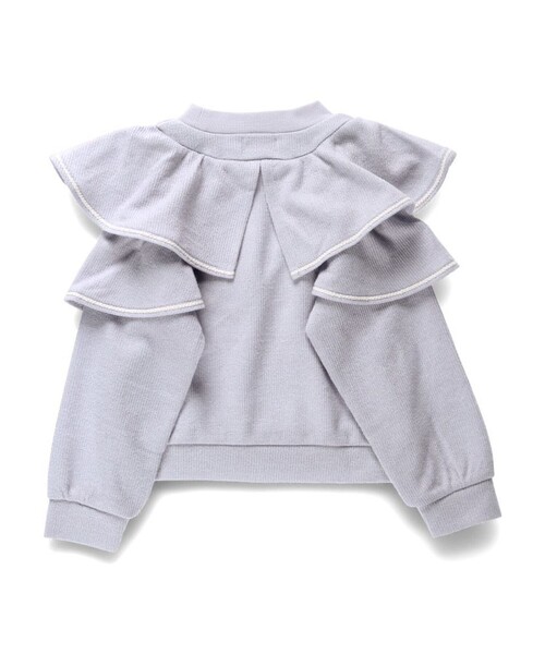 BRANSHES（ブランシェス）の「フリルニットソー（スウェット・キッズ・ラベンダー/アイボリー/ブラック・90/140/130/150/120/80/100/110）」の14枚目の写真