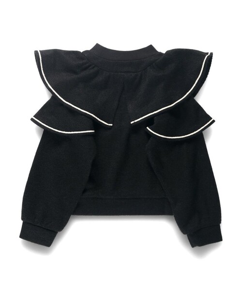 BRANSHES（ブランシェス）の「フリルニットソー（スウェット・キッズ・ラベンダー/アイボリー/ブラック・90/140/130/150/120/80/100/110）」の15枚目の写真