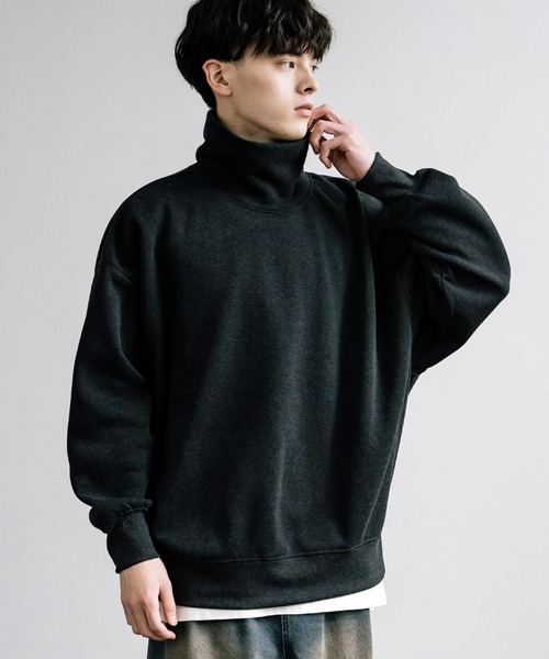Supplier スウェット トレーナー 黒 10．0oz クルーネック スウェット（裏パイル）＜アダルト