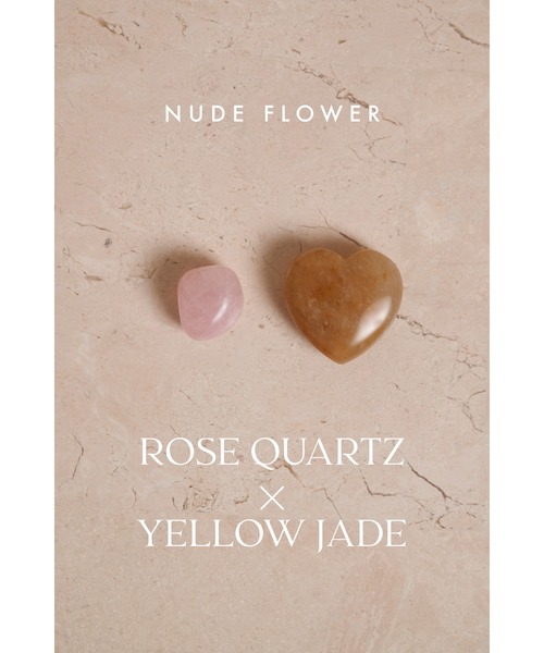 SELF LOVE CRYSTAL CANDLE - NUDE FLOWER -（キャンドル）｜Her lip to