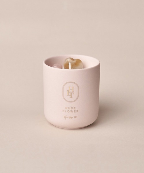 SELF LOVE CRYSTAL CANDLE - NUDE FLOWER -（キャンドル）｜Her