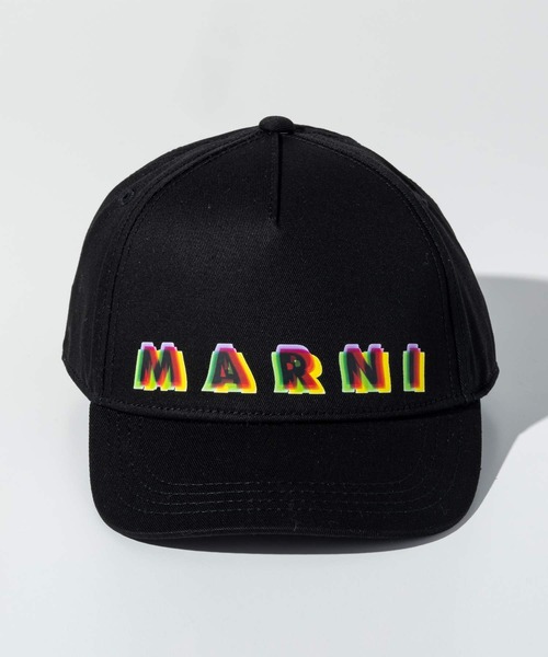 セール】MARNI(マルニ)Kids & Junior ブランドロゴキャップ帽子