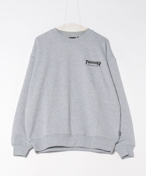 【THRASHER / スラッシャー】 アーカイブロゴ バックプリントスウェットプルオーバー（スウェット）｜THRASHER（スラッシャー）