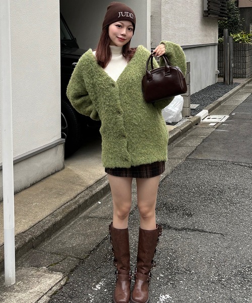 Judin(ジュディン)の「チェックタイトミニスカート【JD】(スカート・レディース・ブラウン・M/S)」の11枚目の写真