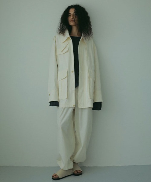 ドロストヘムコットンパンツ(S OFF WHITE): ボトムス │ ETRE