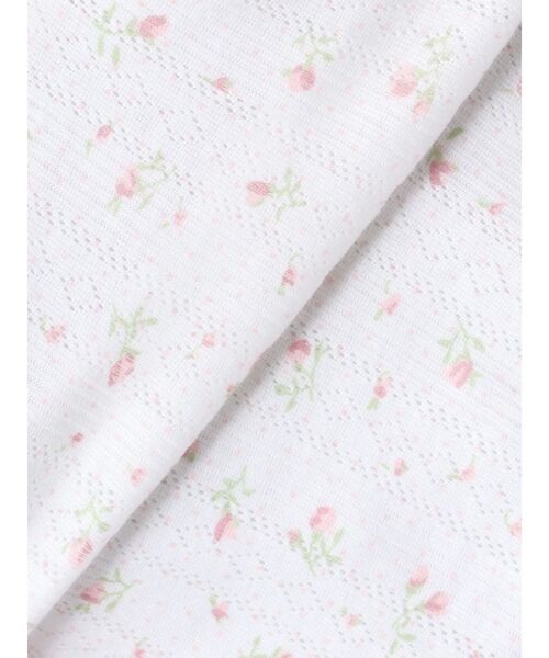 CALNAMUR（カルナムール）の「PETIT FLOWER RIBBON TSHIRTS/小花柄リボンTシャツ（Tシャツ/カットソー・レディース・ライトブルー/ピンク・FREE）」の13枚目の写真