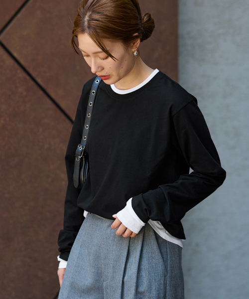 FRAMeWORK（フレームワーク）の「≪追加≫レイヤードライクTシャツ（T