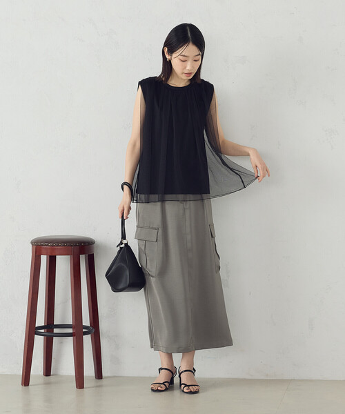 MONO COMME CA(モノコムサ)の「ワンショルダーバッグ(ショルダーバッグ・レディース・ブラック/グレー・FREE)」の11枚目の写真