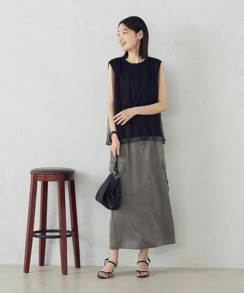 MONO COMME CA(モノコムサ)の「ワンショルダーバッグ(ショルダーバッグ・レディース・ブラック/グレー・FREE)」の12枚目の写真