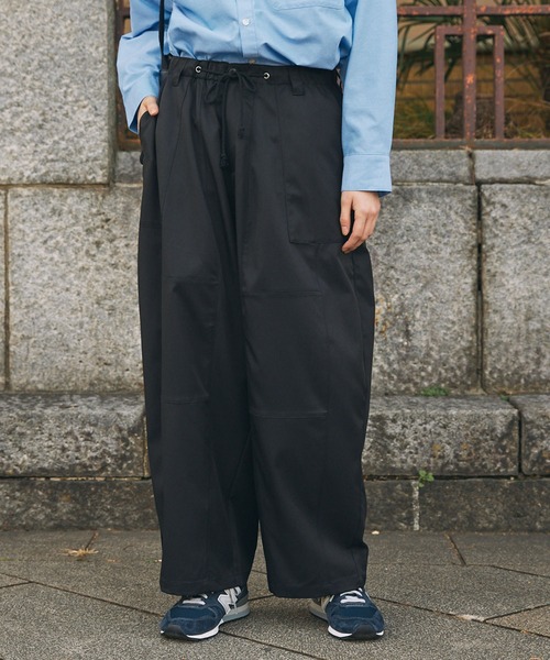 MONO-MART LADY'S（モノマートレディース）の「ルーズ ファティーグパンツ（その他パンツ・レディース・インディゴブルー/ベージュ/ブラック・S/M）」の19枚目の写真