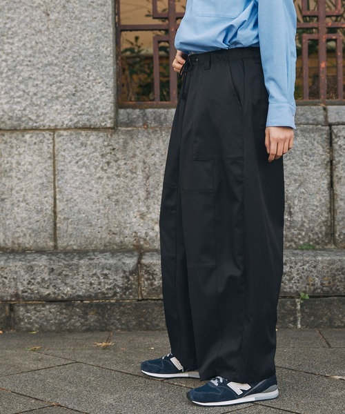 MONO-MART LADY'S（モノマートレディース）の「ルーズ ファティーグパンツ（その他パンツ・レディース・インディゴブルー/ベージュ/ブラック・S/M）」の20枚目の写真