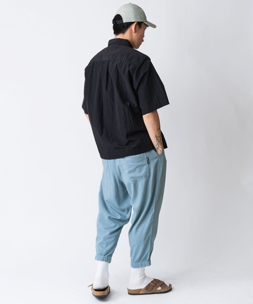 新品 gym masuter ジムマスター XL 麻レーヨン クロップドパンツ gym master ジムマスター パンツ ボトムス 麻レーヨンクロップド