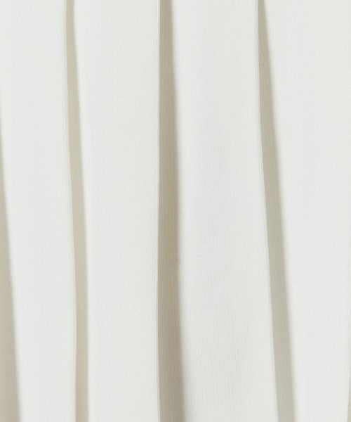 DOUBLE STANDARD CLOTHING(ダブルスタンダードクロージング)の「ニットプリーツミニスカート(スカート・レディース・ブラック/オフホワイト・36/38)」の10枚目の写真