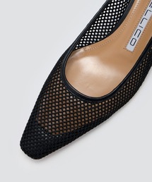 PELLICO メッシュ ブラックパンプス PELLICO（ペリーコ）の「VENERE メッシュ パンプス 3.5cm BLACK