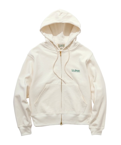 L.L.Bean(エルエルビーン)の「【JAPAN EDITION】ポーテージ・フルジップ・フード・スウェットシャツ(パーカー・レディース・ネイビー/ライトグレー/ベージュ系・MEDIUM)」の17枚目の写真