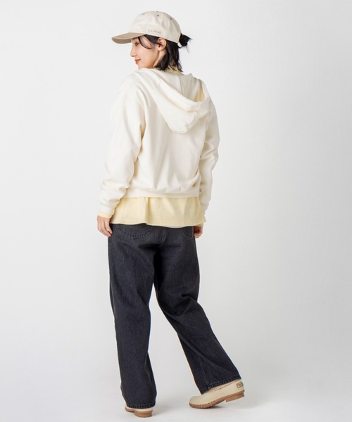 L.L.Bean(エルエルビーン)の「【JAPAN EDITION】ポーテージ・フルジップ・フード・スウェットシャツ(パーカー・レディース・ネイビー/ライトグレー/ベージュ系・MEDIUM)」の10枚目の写真