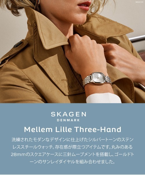 SKAGEN(スカーゲン)の「スカーゲン 腕時計 レディース アナログ ステンレス SKW3159(アナログ腕時計・レディース・シルバー・FREE)」の4枚目の写真