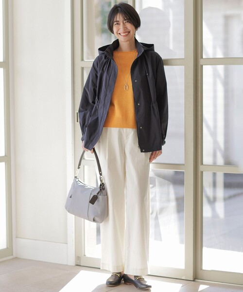 J.PRESS(ジェイプレス)の「【洗える】DRY COMFORT ニット(ニット/セーター・レディース・ブルー系/オレンジ系/イエロー系・T13)」の5枚目の写真