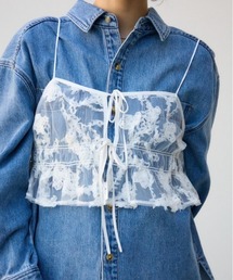 AZUL by moussy | シアーレースビスチェ(キャミソール)